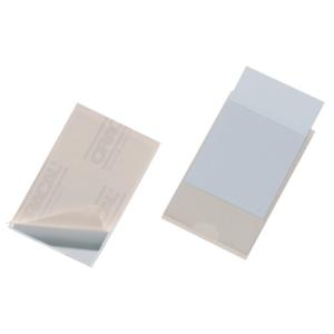 Selbstklebetasche POCKETFIX 90x57 mm seitlich offen transparent 10 Stück DURABLE 8079 19 (4005546889276)