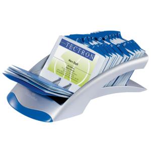 Visitenkartenkartei VISIFIX DESK VEGAS metallic silber DURABLE 2413 23 (4005546206547)