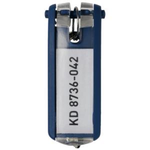 Schlüsselanhänger KEY CLIP blau Beutel mit 6 Stück DURABLE 1957 07 (4005546103839)