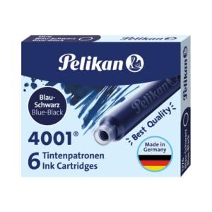 Tintenpatrone 4001 TP 6 blauschwarz 6 Patronen PELIKAN 100435989 (4012700301185)