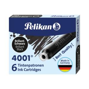 Tintenpatrone 4001 TP 6 brillant-schwarz 6 Patronen PELIKAN 100401546 (4012700301215)