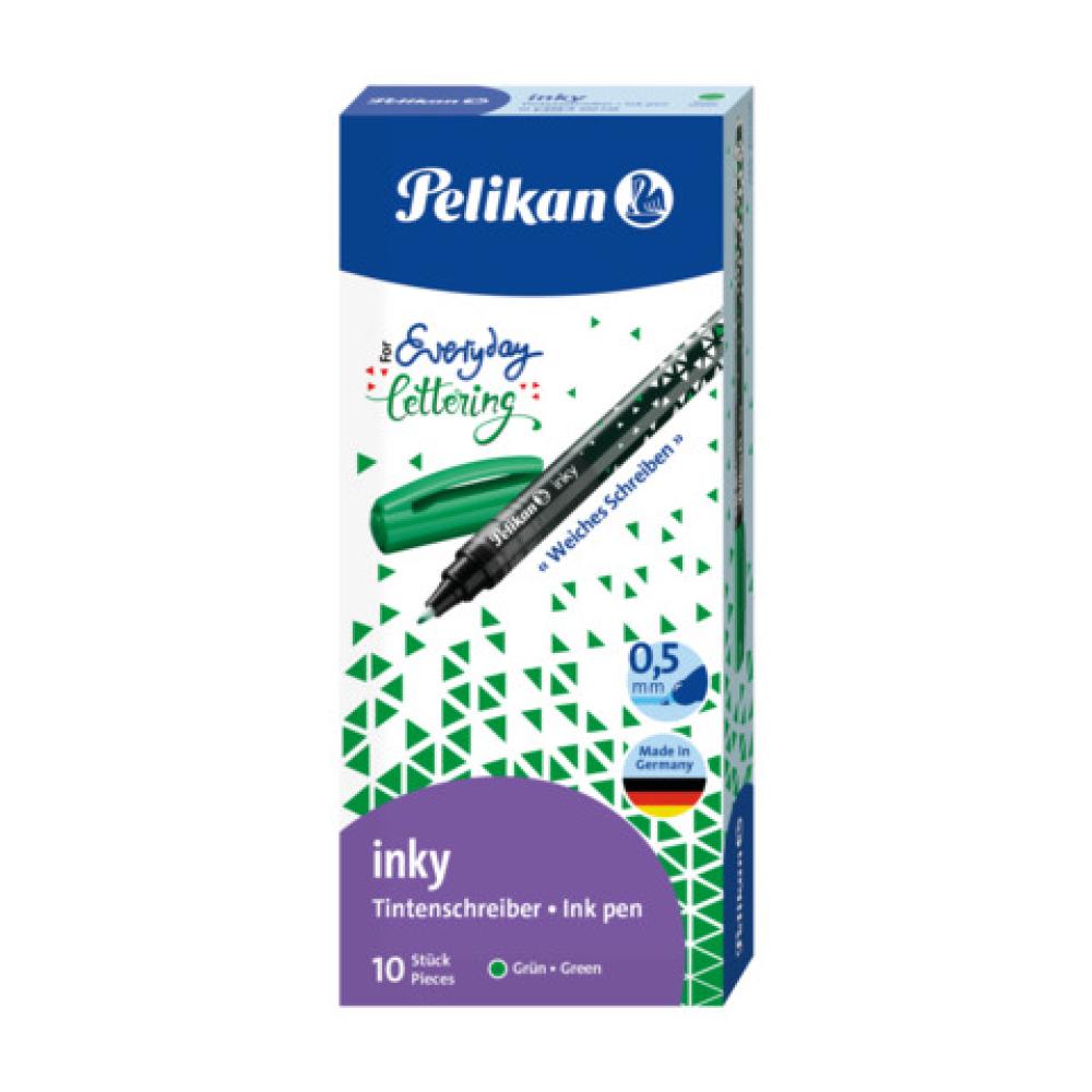 Tintenschreiber Inky 273 0,5 mm grün PELIKAN 300011173 (4012700940520)