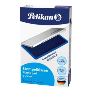 Stempelkissen 1 160x90 mm blau getränkt PELIKAN 100436056 (4012700331120)