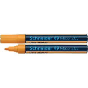 Windowmarker Deco-Marker Maxx 265, 2-3 mm orange SCHNEIDER 126506 (4004675007384)