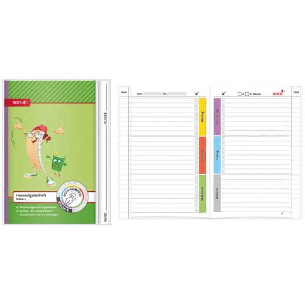 Roth Grundschul Aufgabenheft Kompass Klasse 4 DIN A5