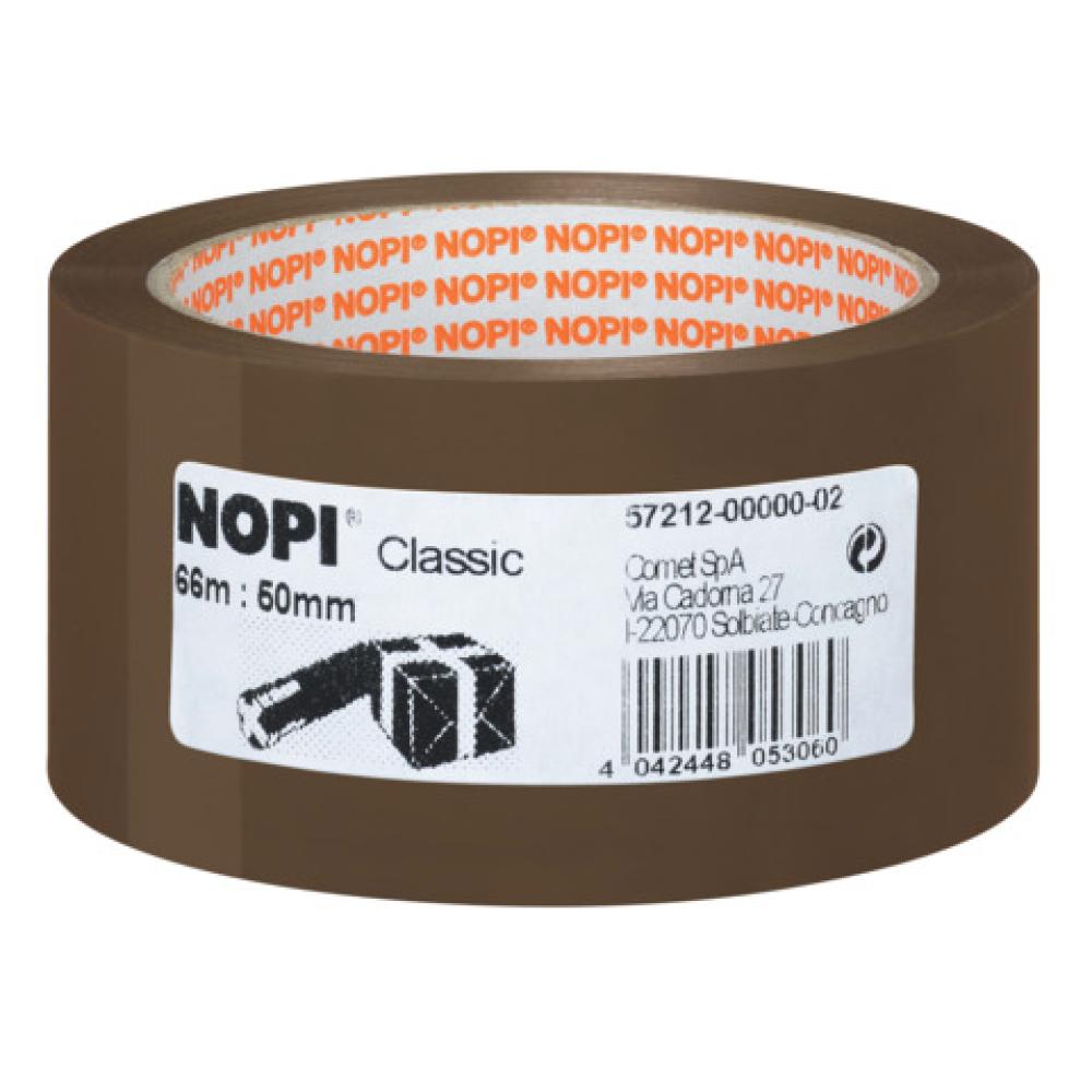 Verpackungsklebeband Classic 50 mmx66 m braun NOPI 57212-00000-04 (4042448053060)