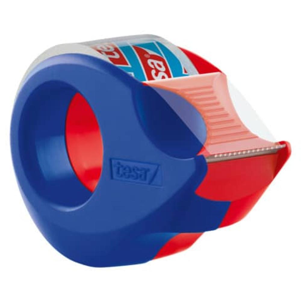Handabroller Mini 10 m : 19 mm rot-blau TESA 57858-00000-03 (4042448855961)