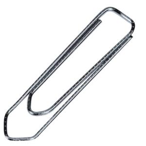 Aktenklammern 50 mm 100 Stück verzinkt spitz Q-CONNECT KF01318 (5705831013186)