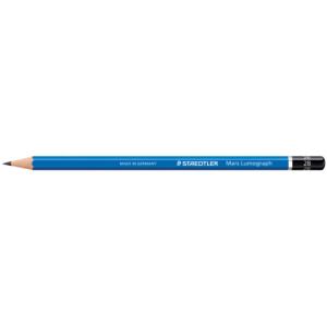 Bleistift Mars Lumograph 2B blau STAEDTLER 100-2B (4007817104118)
