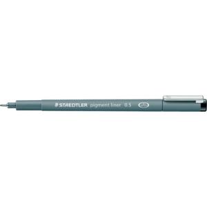 Feinschreiber pigment liner 0,5 mm schwarz STAEDTLER 308 05-9 (4007817330432)