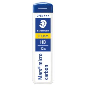 Feinmine Mars micro carbon 250 0,3 mm HB schwarz 12 Minen STAEDTLER 250 03-HB (4007817213407)