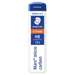 Feinmine Mars micro carbon 250 0,9 mm HB schwarz 12 Minen STAEDTLER 250 09-HB (4007817214091)