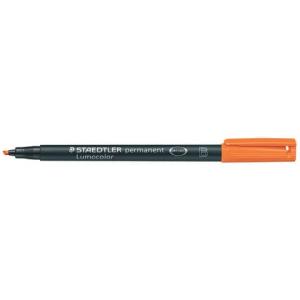 Feinschreiber Universalstift Lumocolor permanent B orange STAEDTLER 314-4 (4007817331750)