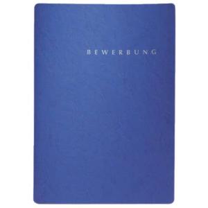 Bewerbungsmappe Select blau 3-teilig Klemmschiene und Halbmondstanzung PAGNA 22002-02 (4013951004283)