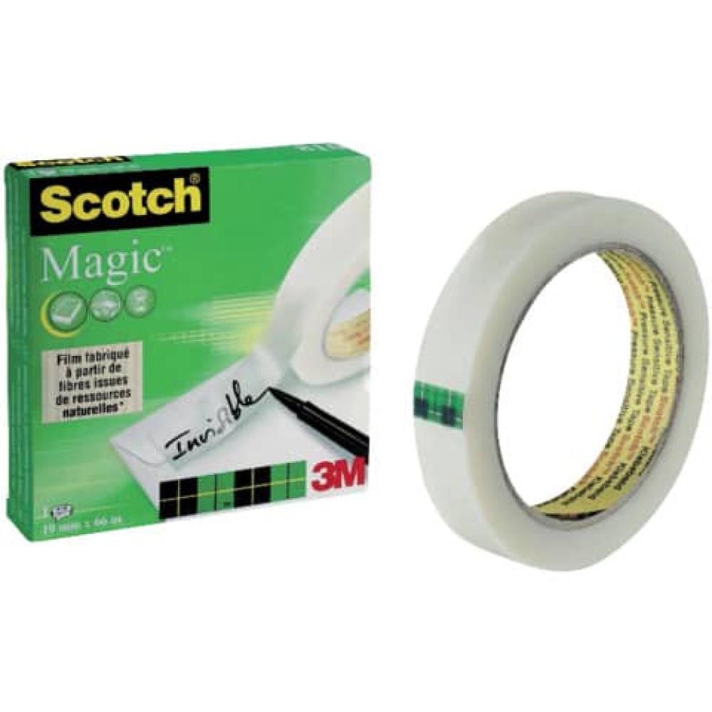 Klebeband Magic 810, Zellulose Acetat unsichtbar beschriftbar 66 mx19 mm SCOTCH M8101966 (3134375005913)