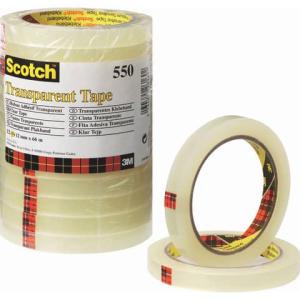 Klebeband Transparent 550, Polypropylenfolie Bandgröße 66 mx19 mm 8 Rollen SCOTCH 5501966 (3134375261708)