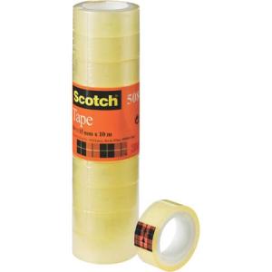Klebeband Transparent 508, PP 10 mx15 mm 10 Rollen SCOTCH 5081510 (4001895914140)