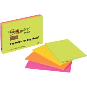 Meeting Notes Neon 152x101 mm 4x45 Blatt POST-IT 6445-4SS (0051131849686)