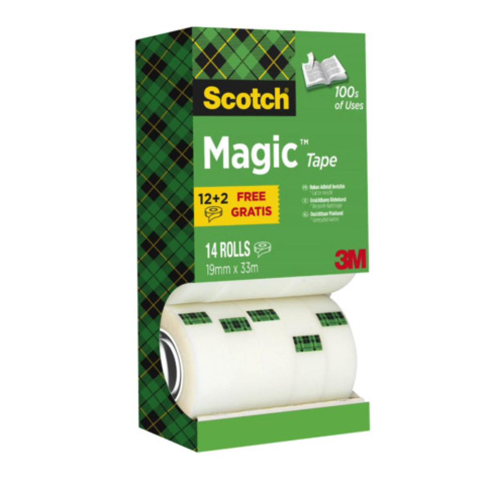 Klebeband Magic 810 beschriftbar 33mx19mm 14 Rollen SCOTCH 8R14TPR (4046719071371)