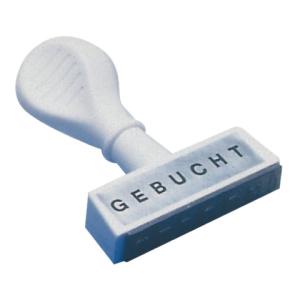 Wedo Textstempel ""gebucht"" Ohne Logo, 1 St. 19312 (4003801005812)
