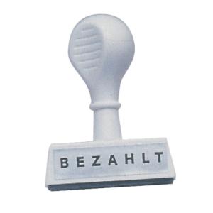 Wedo Textstempel ""bezahlt"" Ohne Logo, 1 St. 1939 (4003801006055)