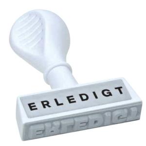 Wedo Textstempel ""erledigt"" Ohne Logo, 1 St. 19316 (4003801005867)