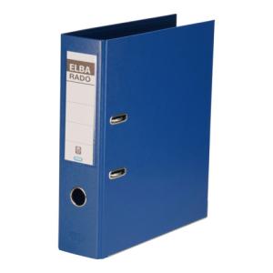 Ordner rado plast PVC PVC A4, 80 mm blau ELBA 100022626 (4002030101418)