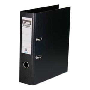 Ordner rado plast PVC PVC A4, 80 mm schwarz ELBA 100022631 (4002030101463)