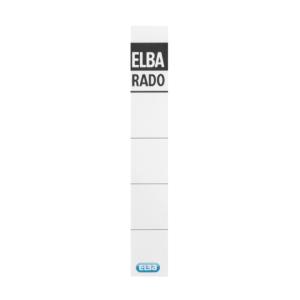 Einsteck-Rückenschilder kurz schmal weiß 10 Stück ELBA 100420961 (4002030042940)