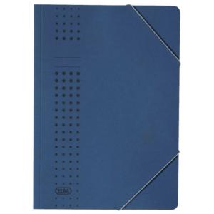 Eckspanner chic A4, für ca. 150 DIN A4-Blätter mit Eckspannergummi aus 320 g m² Karton (RC) dunkelblau ELBA 400010108 (4