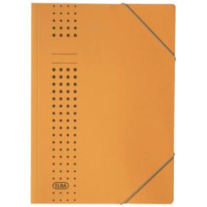 Eckspanner chic A4, für ca. 150 DIN A4-Blätter mit Eckspannergummi aus 320 g m² Karton (RC) gelb ELBA 400010054 (4002030