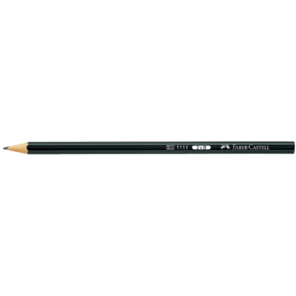 Bleistift 1111 B schwarz FABER CASTELL 111101 (4005401111016)