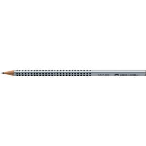 Faber-castell Grip 2001 Bleistift H Silber, 1 St. 117011 (4005401170112)