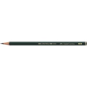FABER-CASTELL Bleistift Castell 9000 4B dunkelgrün