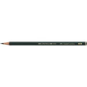 FABER-CASTELL Bleistift Castell 9000 8B dunkelgrün