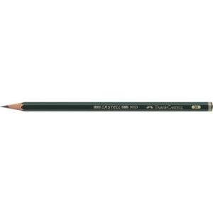 FABER-CASTELL Bleistift Castell 9000 3H dunkelgrün
