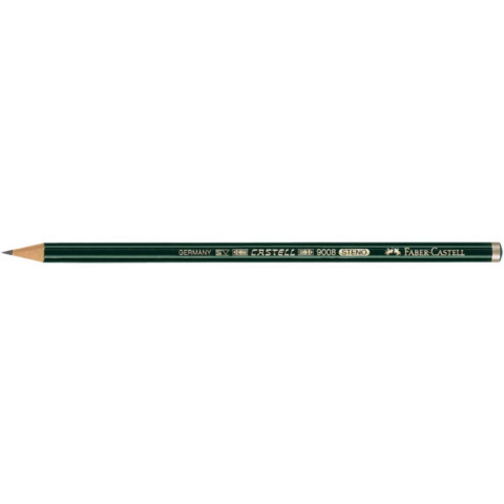 Faber-castell 9008 Stenobleistifte Hb Grün, 12 St. 119800 (4005401198000)