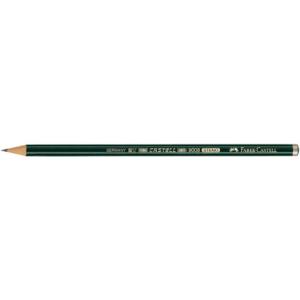 Stenobleistift CASTELL 9008 2B dunkelgrün FABER CASTELL 119802 (4005401198024)