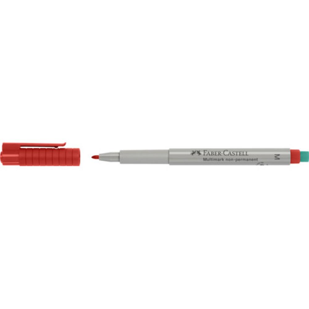 CD-Marker MULTIMARK non-permanent M rot FABER CASTELL 152621 (4005401526216)