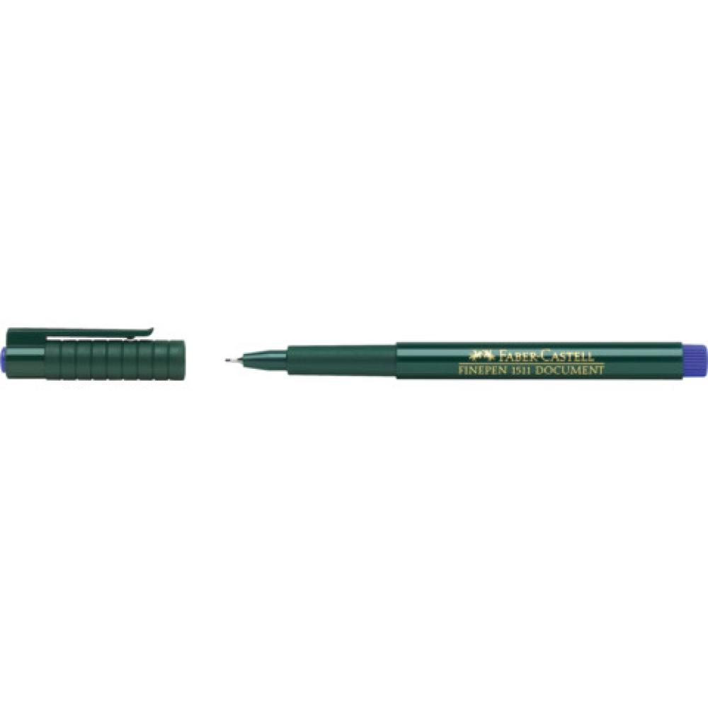 Feinschreiber FINEPEN 1511 0,4 mm blau (dokumentenecht) FABER CASTELL 151151 (4005401511519)