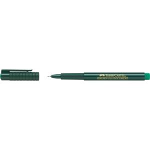 Feinschreiber FINEPEN 1511 0,4 mm grün (dokumentenecht) FABER CASTELL 151163 (4005401511632)