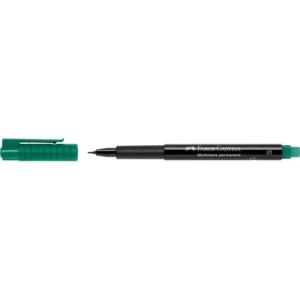 CD-Marker MULTIMARK permanent S grün FABER CASTELL 152363 (4005401523635)