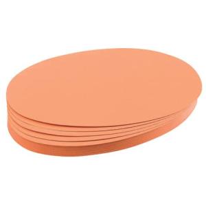 Moderationskarte Oval 190x110 mm orange 500 Stück FRANKEN UMZ111905 (4016946063487)