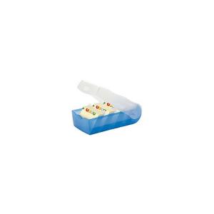 Karteibox CROCO A8 quer für 500 Karten blau-transluzent HAN 998-643 (4012473998032)