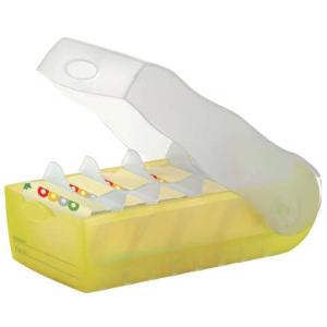 Karteibox CROCO A7 quer für 900 Karten gelb-transluzent HAN 997-653 (4012473997042)