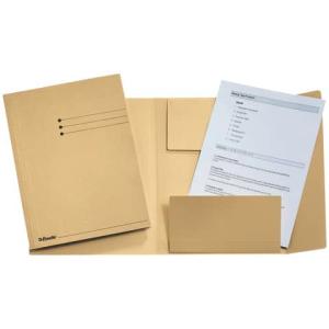 Jurismappe A4, Manilakarton 275 g qm chamois Esselte 1033304 (5411313894395)