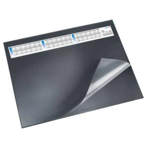 Schreibunterlage DURELLA DS mit Vollsichtauflage Kalender 65x52 cm schwarz LÄUFER 44656 (4006677446567)