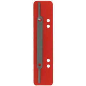Heftstreifen Kunststoff kurz Deckleiste aus Metall rot 25 Stück Q-CONNECT 1012500310 (4018924101037)