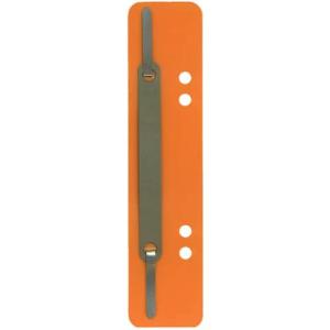Heftstreifen Kunststoff kurz Deckleiste aus Metall orange 25 Stück Q-CONNECT 1012500610 (4018924101068)