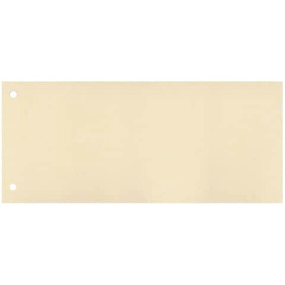 Trennstreifen 190 g qm Karton chamois 100 Stück Q-CONNECT KF00514 (5706002005146)